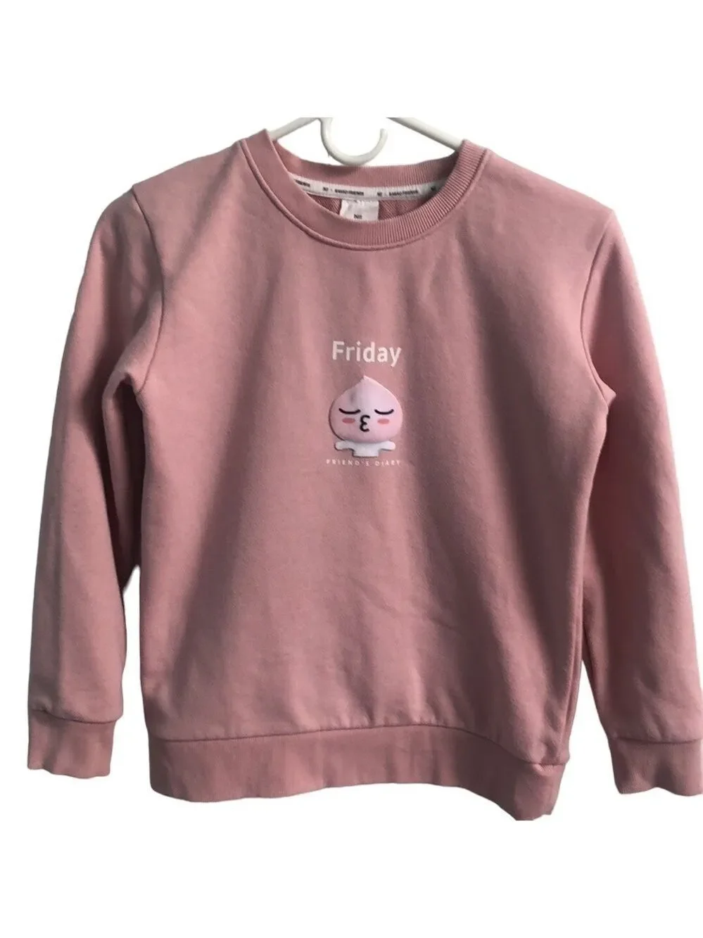 Kakao Friends Apeach Pullover Sweatshirt Size Girl's Large / Unisex